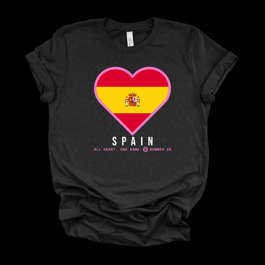 Heart of Spain — Women’s Soft Game Day T-Shirt