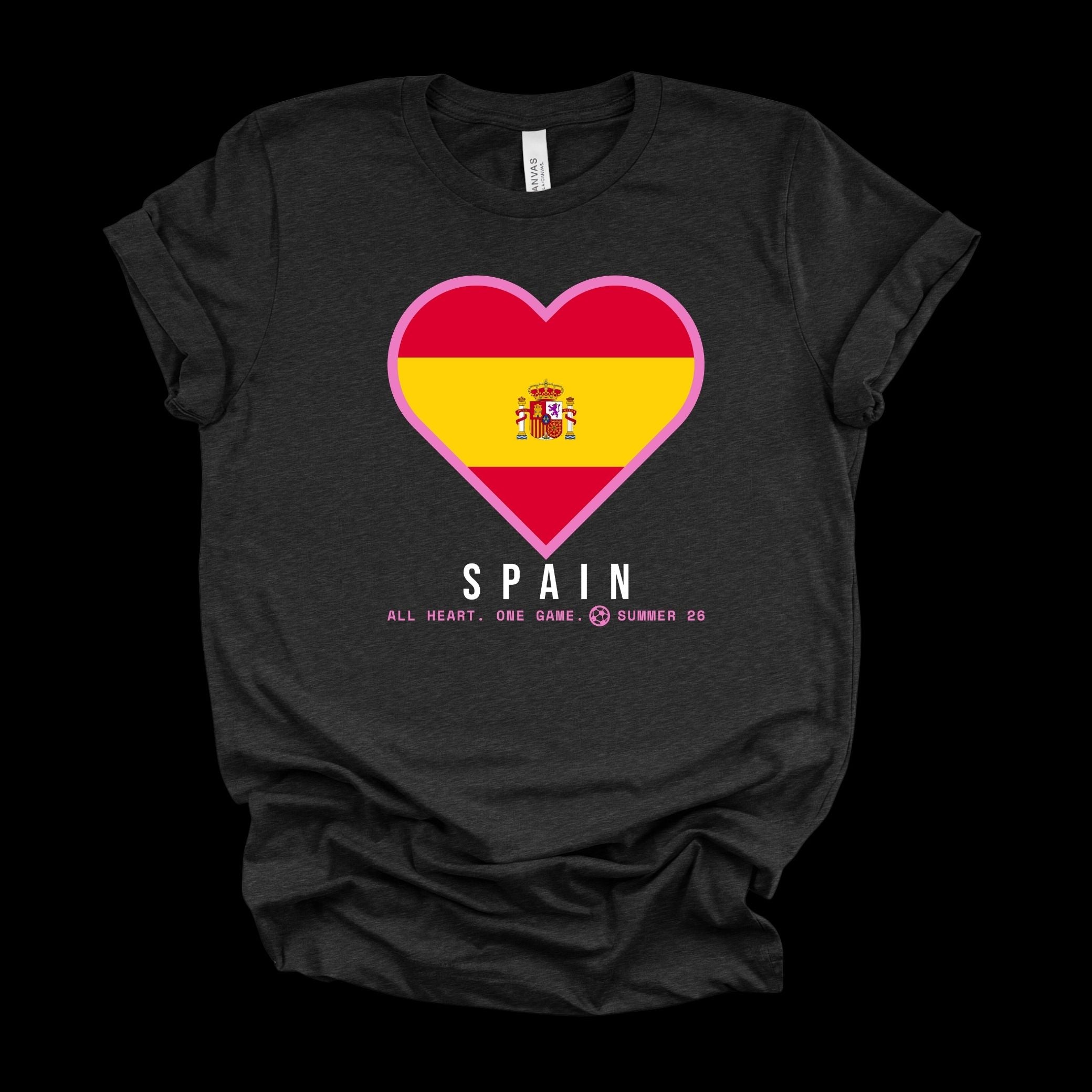 Heart of Spain — Women’s Soft Game Day T-Shirt