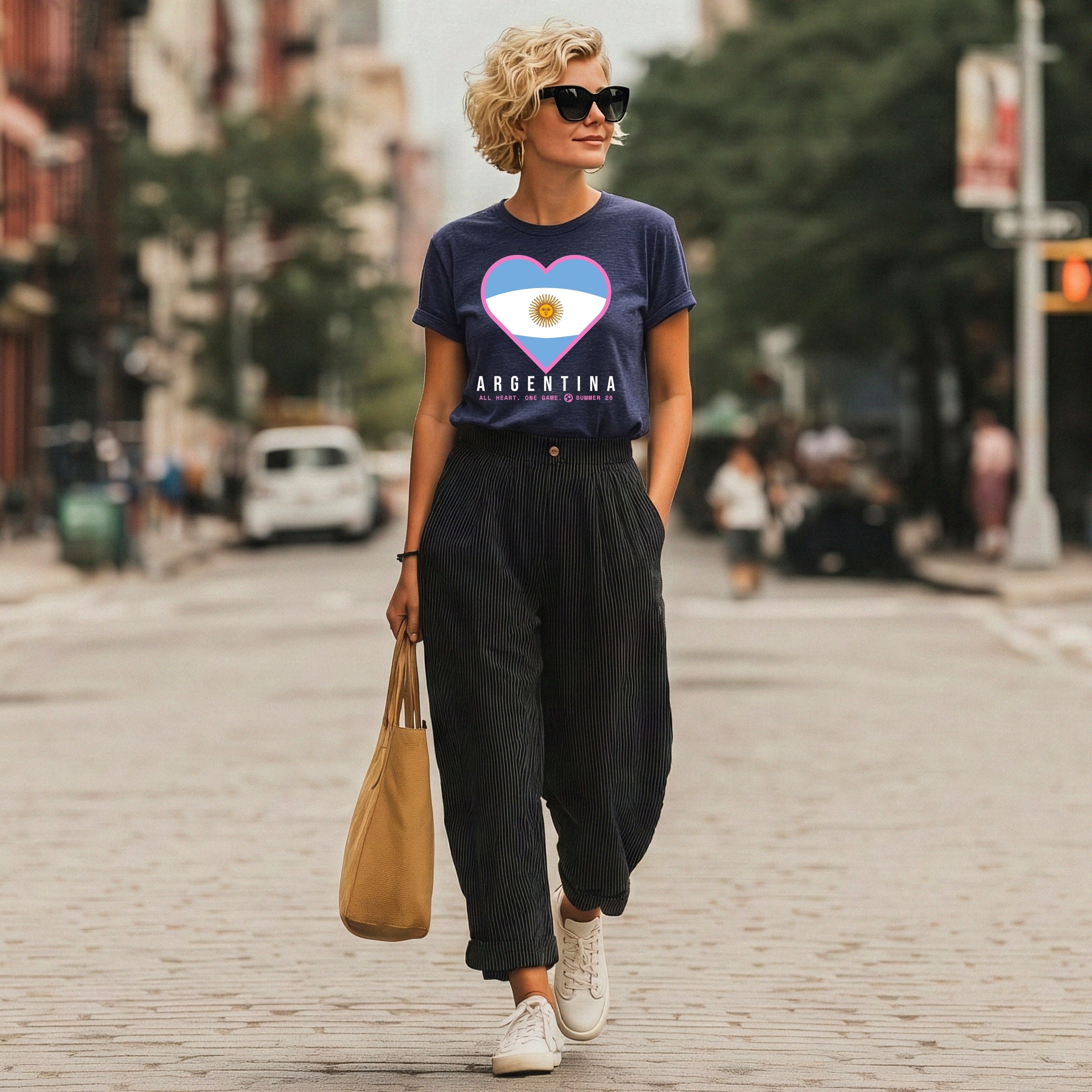 Heart of Argentina — Women’s Soft Game Day T-Shirt