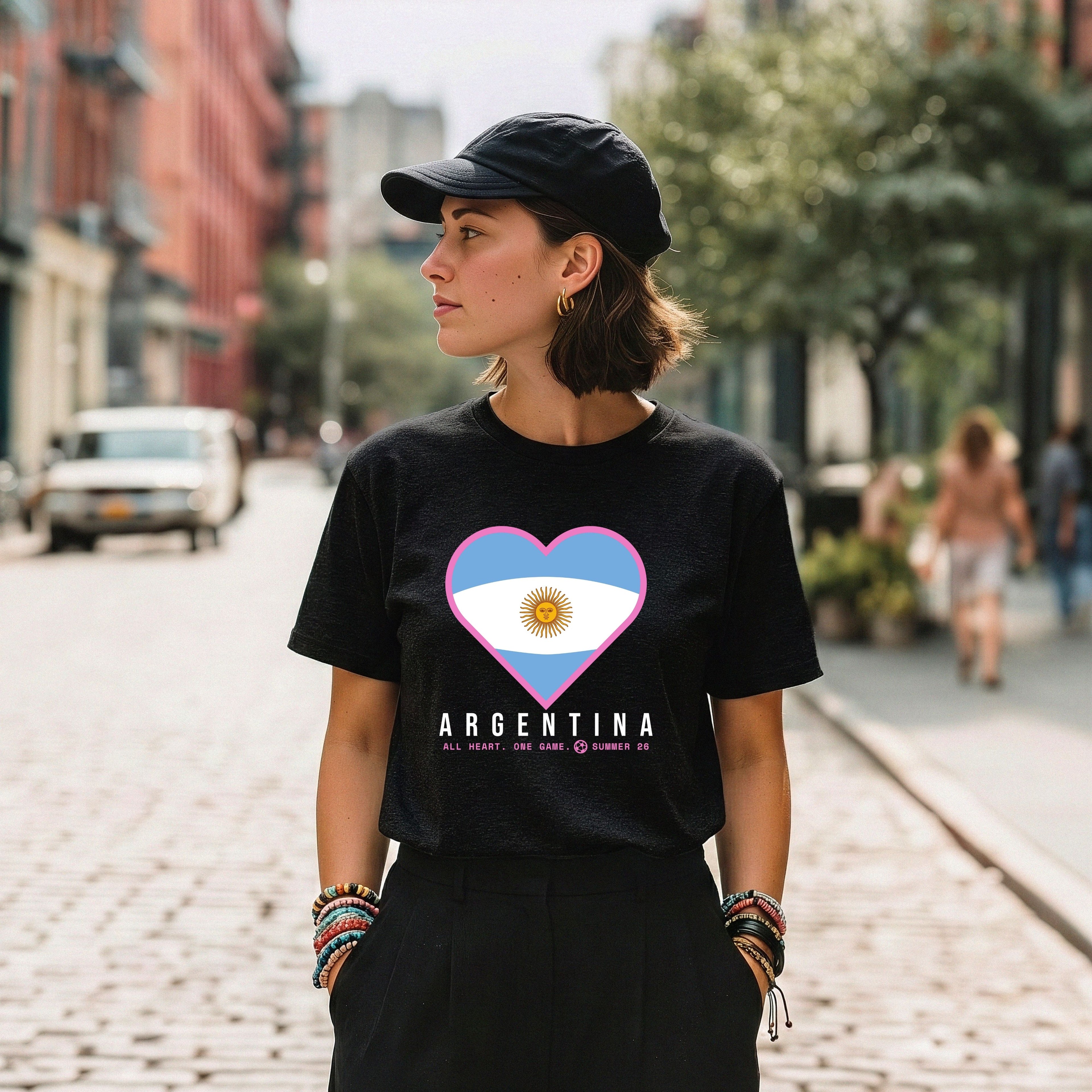 Heart of Argentina — Women’s Soft Game Day T-Shirt