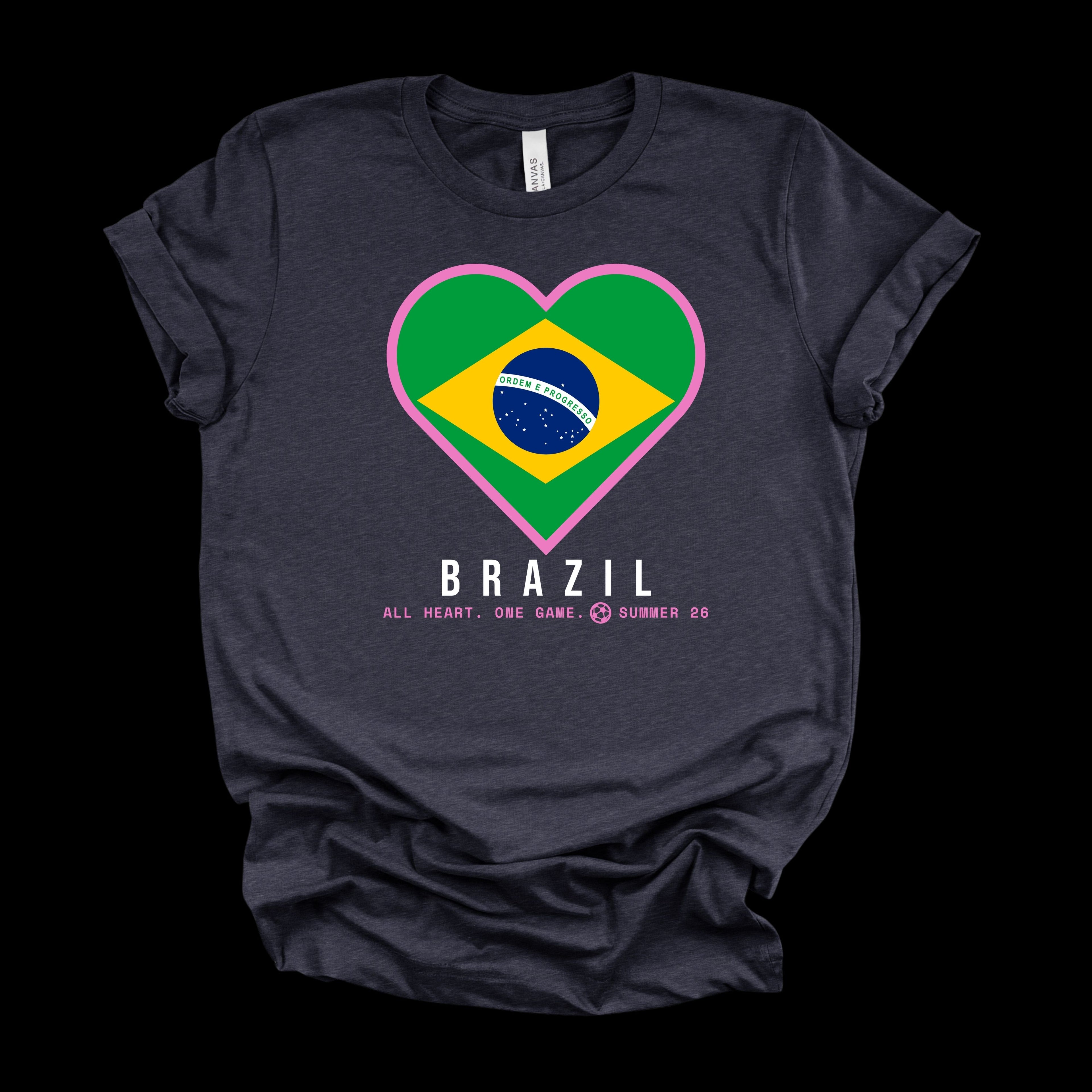 Heart of Brazil — Women’s Soft Game Day T-Shirt