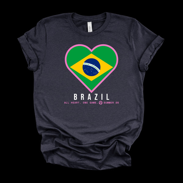 Heart of Brazil — Women’s Soft Game Day T-Shirt
