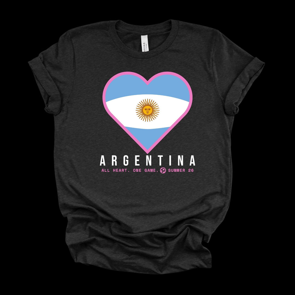 Heart of Argentina — Women’s Soft Game Day T-Shirt