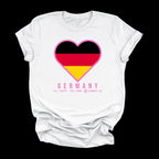 Heart of Germany — Women’s Soft Game Day T-Shirt (White)