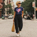 Heart of USA — Women’s Soft Game Day T-Shirt