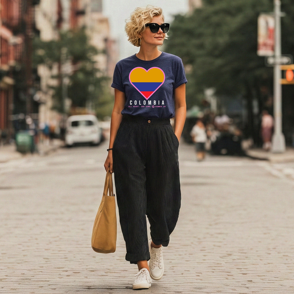 Heart of Colombia — Women’s Soft Game Day T-Shirt
