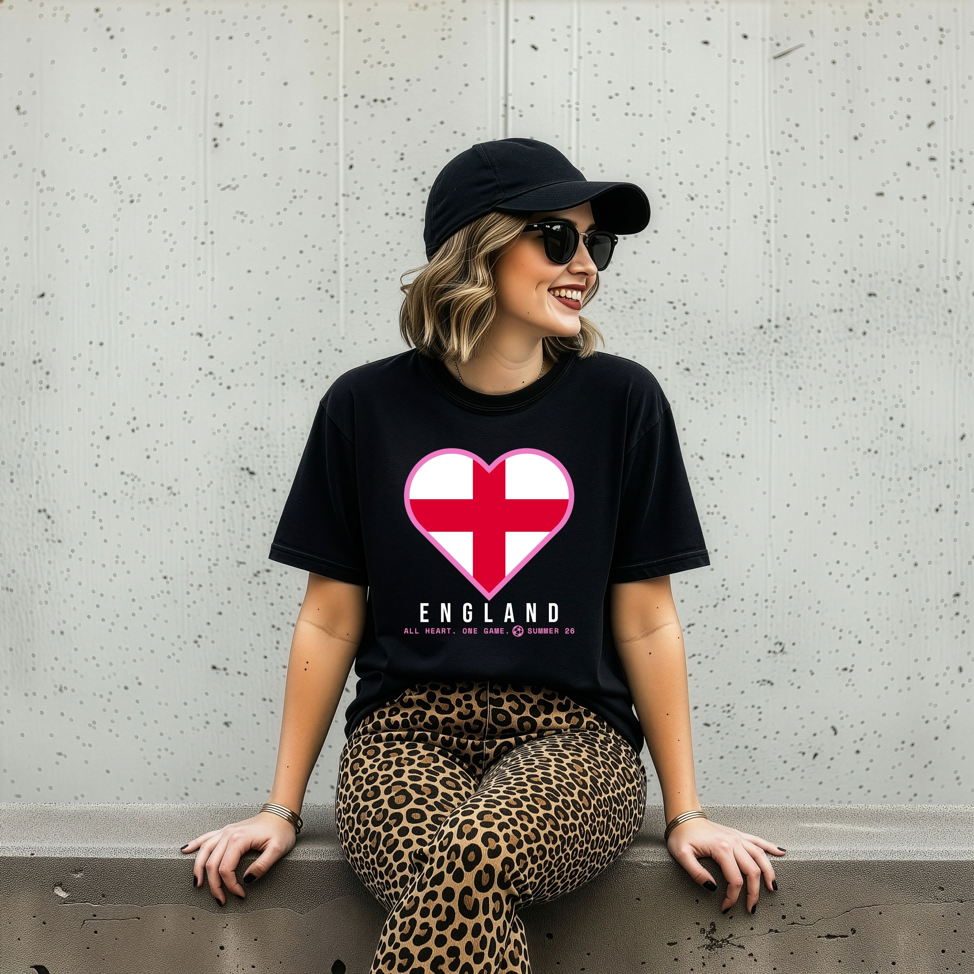 Heart of England — Unisex Oversized Game Day T-Shirt