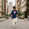 Heart of USA — Unisex Oversized Game Day T-Shirt