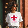 Heart of England — Women’s Soft Game Day T-Shirt (White)