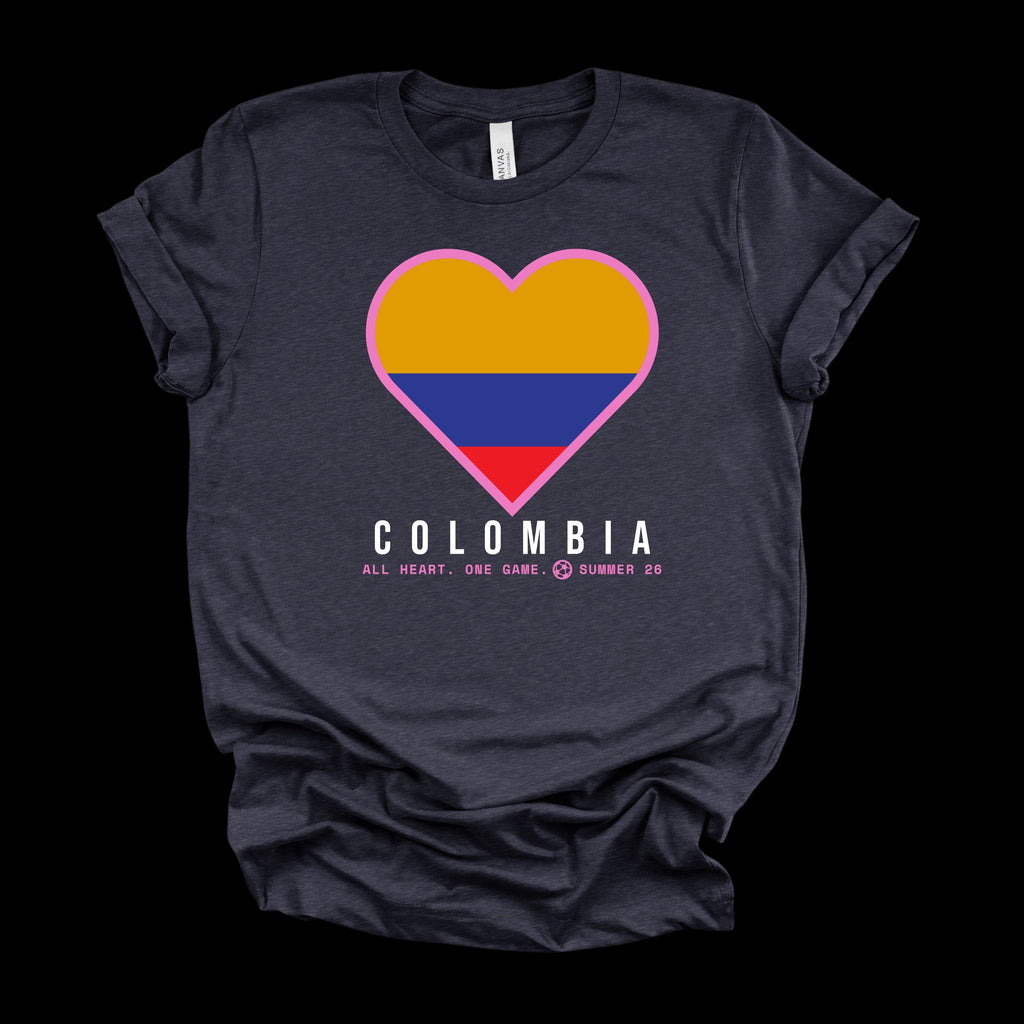 Heart of Colombia — Women’s Soft Game Day T-Shirt
