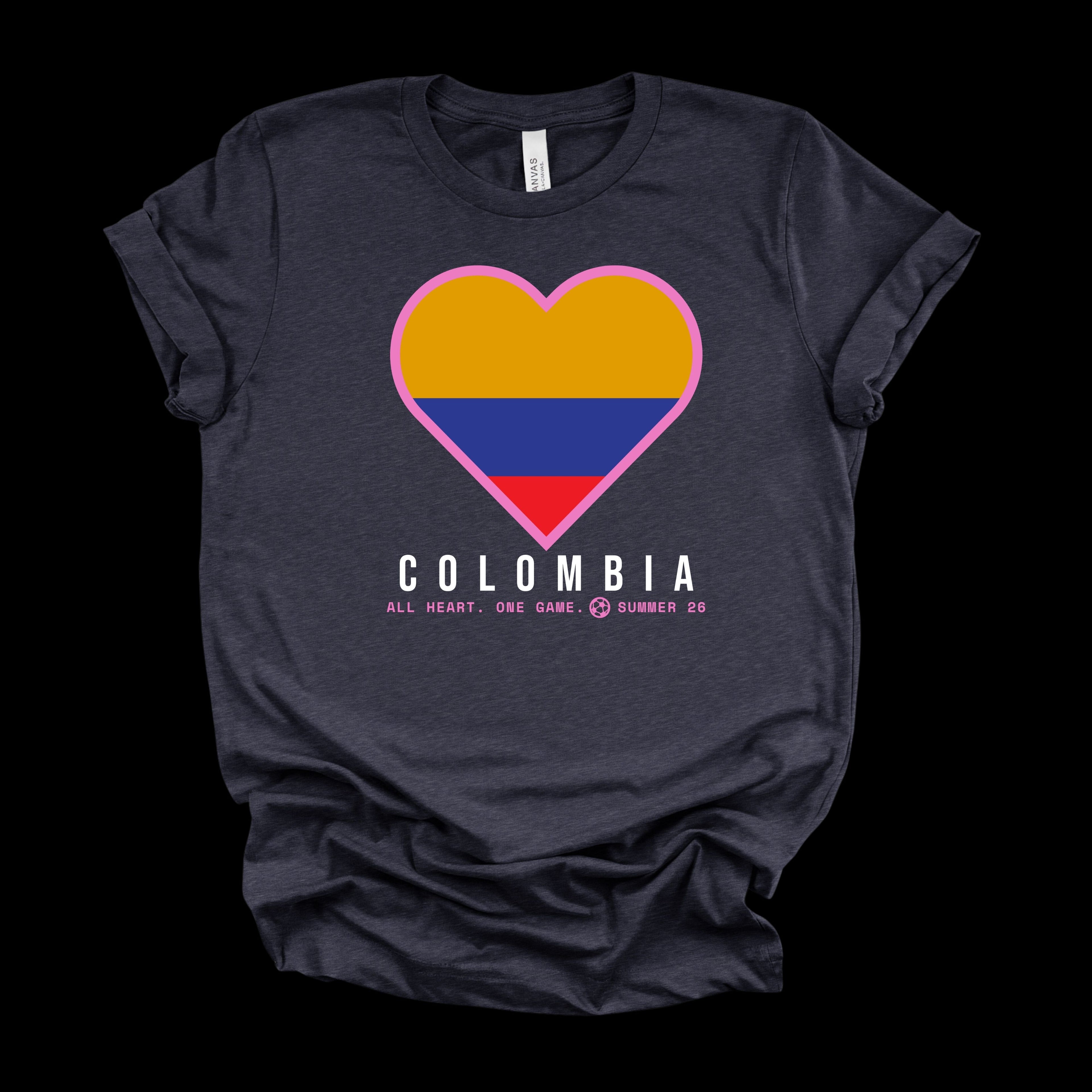 Heart of Colombia — Women’s Soft Game Day T-Shirt