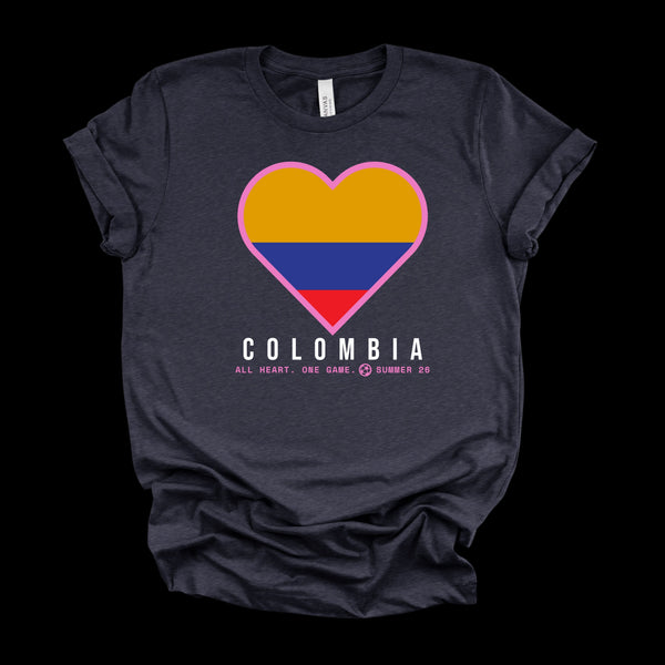 Heart of Colombia — Women’s Soft Game Day T-Shirt