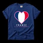 Heart of France — Unisex Oversized Game Day T-Shirt