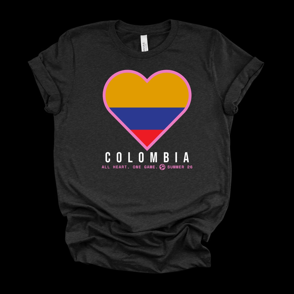Heart of Colombia — Women’s Soft Game Day T-Shirt
