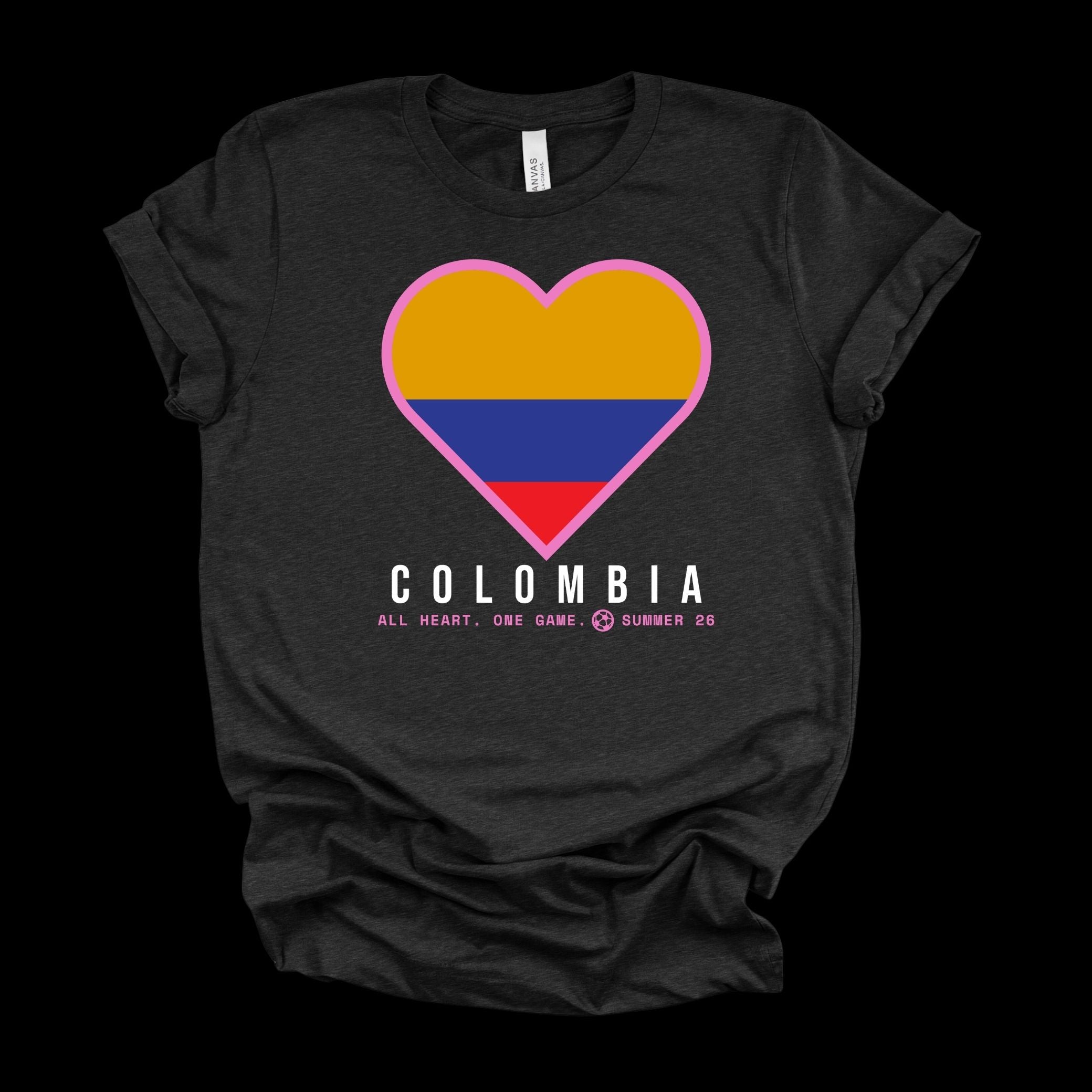 Heart of Colombia — Women’s Soft Game Day T-Shirt