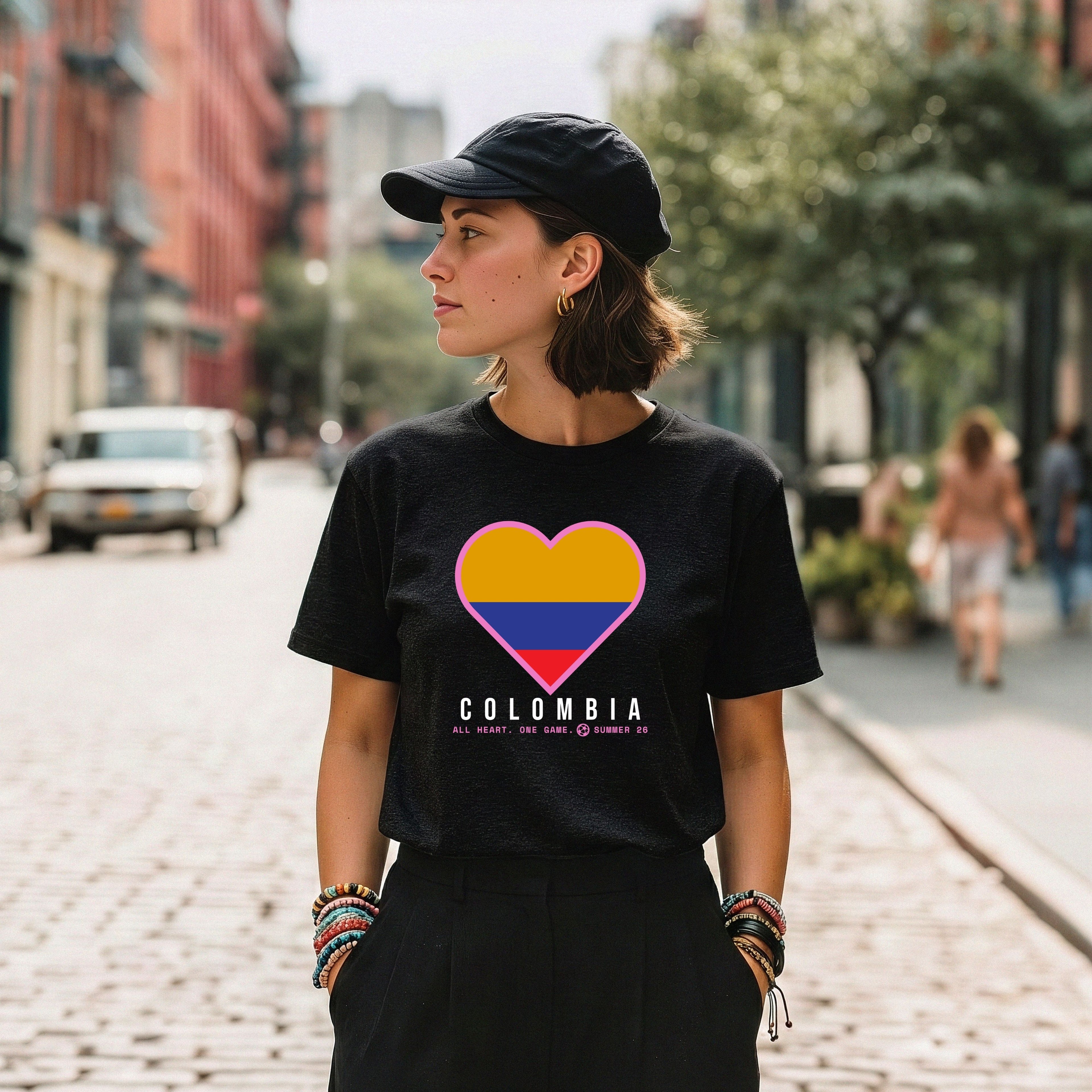 Heart of Colombia — Women’s Soft Game Day T-Shirt