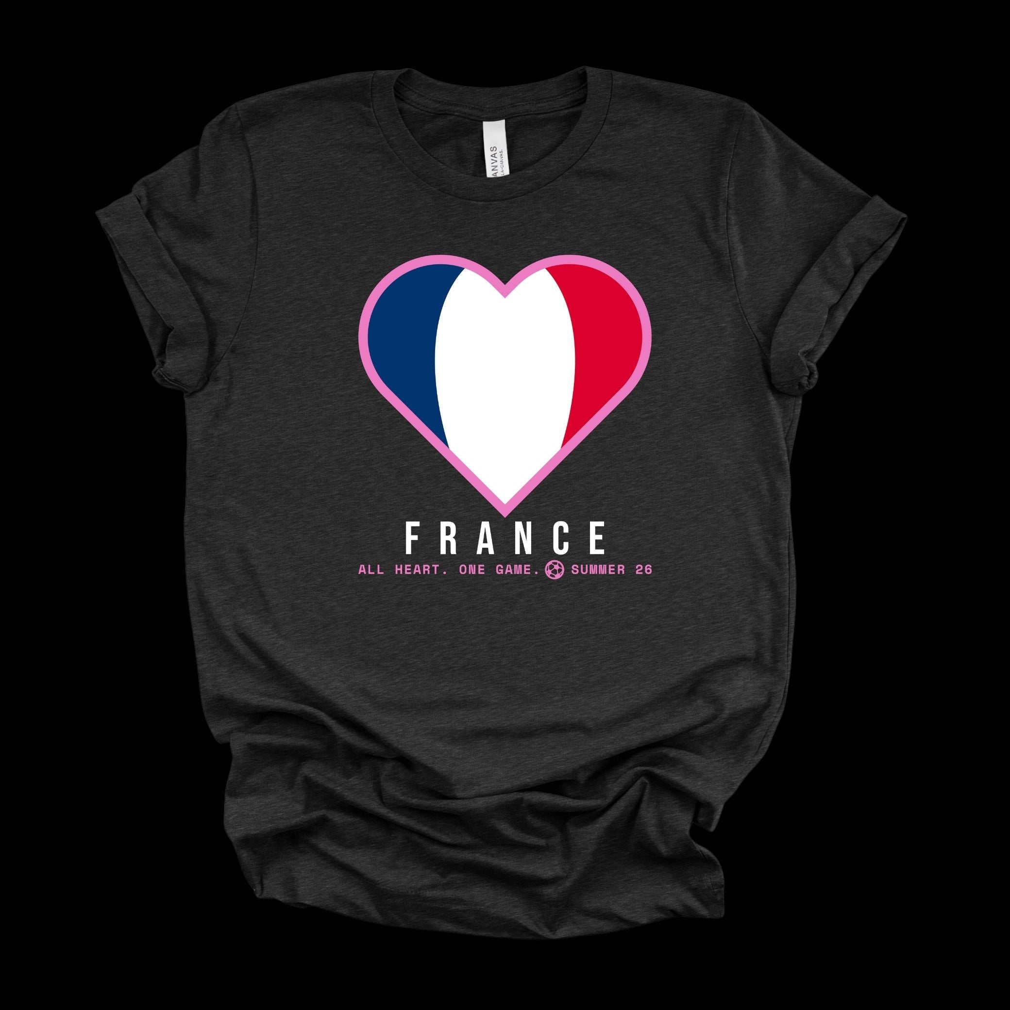 Heart of France — Women’s Soft Game Day T-Shirt