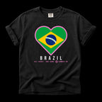 Heart of Brazil — Unisex Oversized Game Day T-Shirt