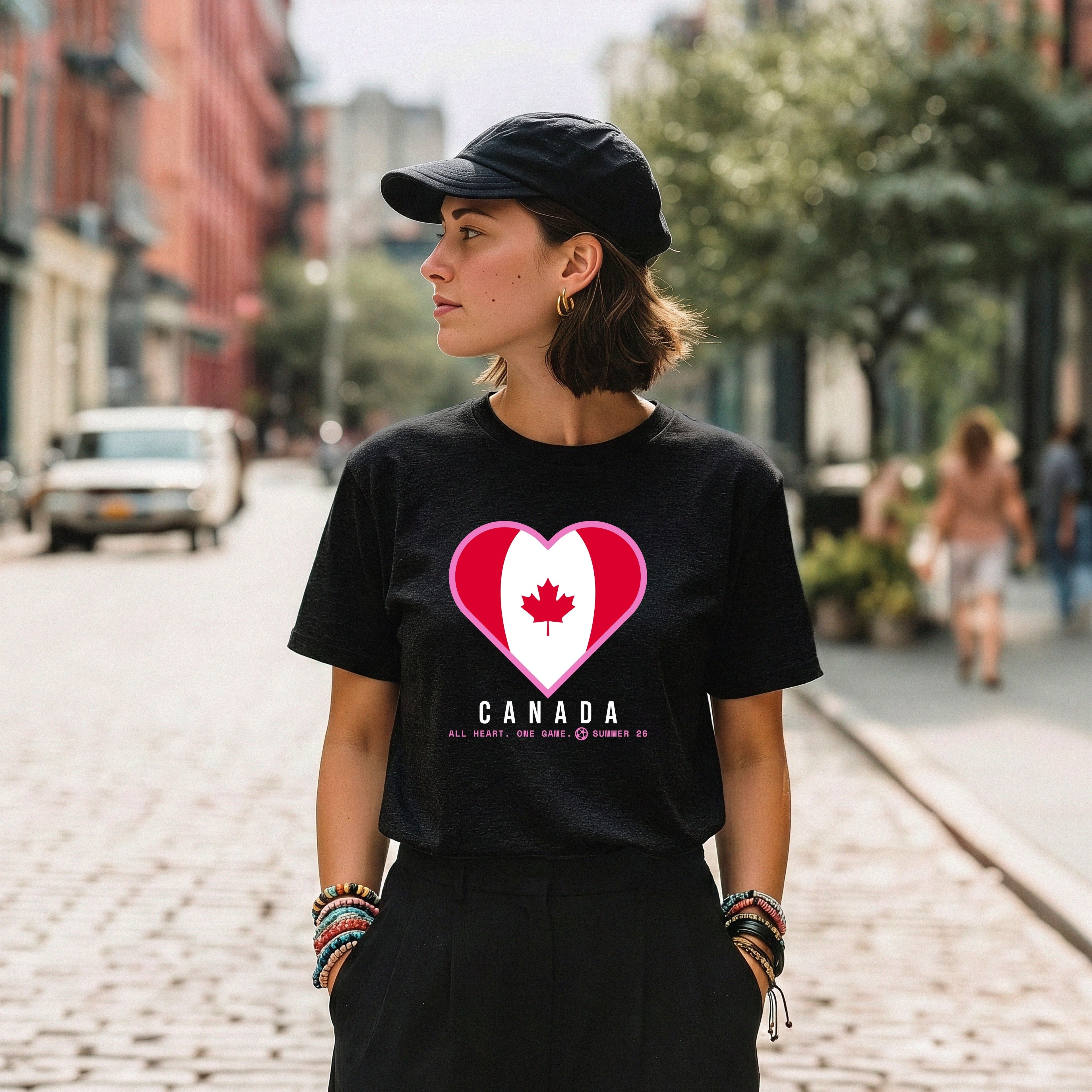 Heart of Canada — Women’s Soft Game Day T-Shirt
