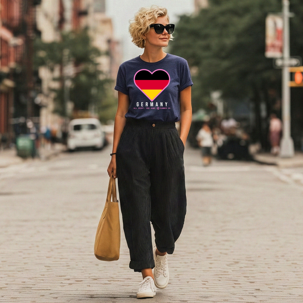 Heart of Germany — Women's Soft Game Day T-Shirt