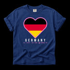 Heart of Germany — Unisex Oversized Game Day T-Shirt