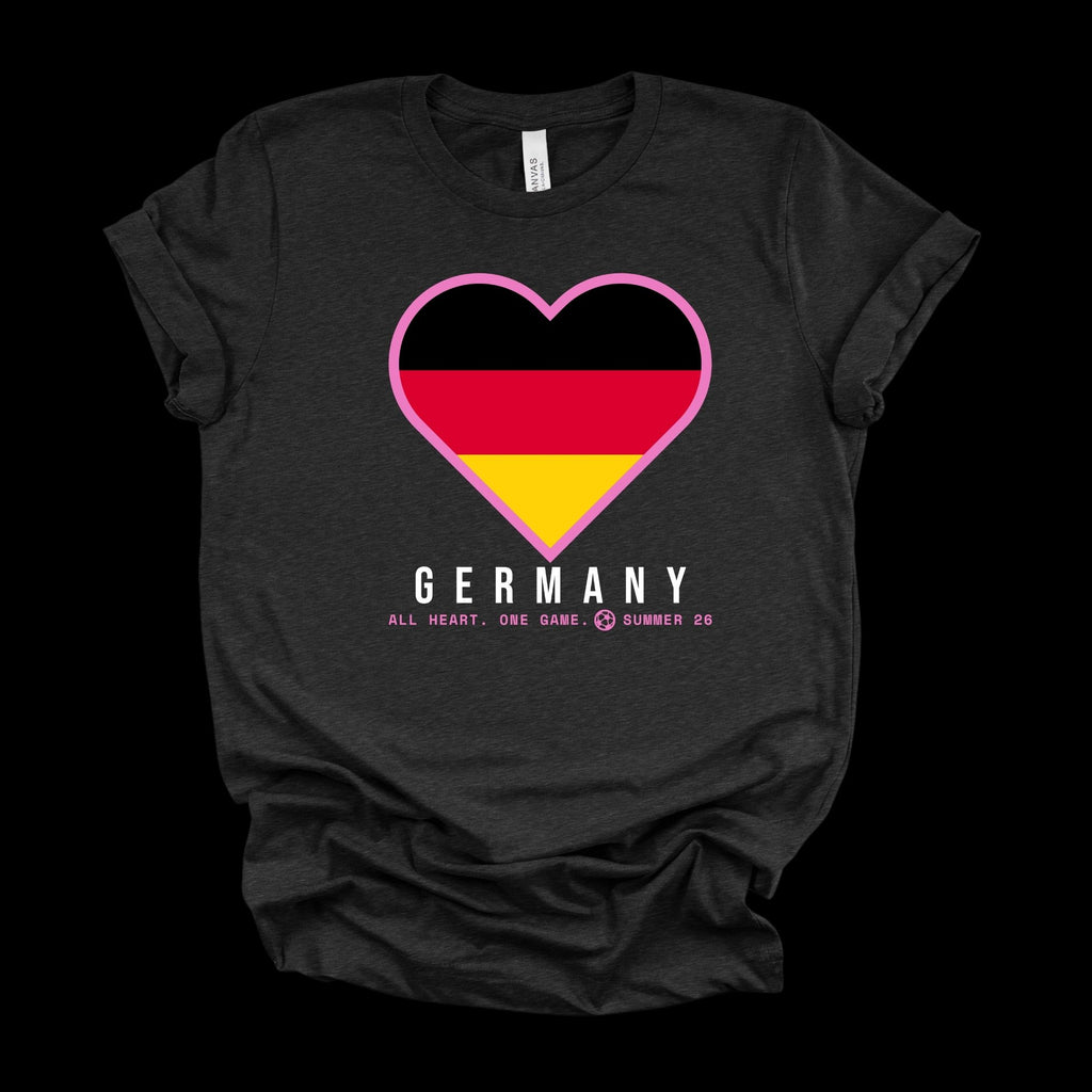 Heart of Germany — Women's Soft Game Day T-Shirt