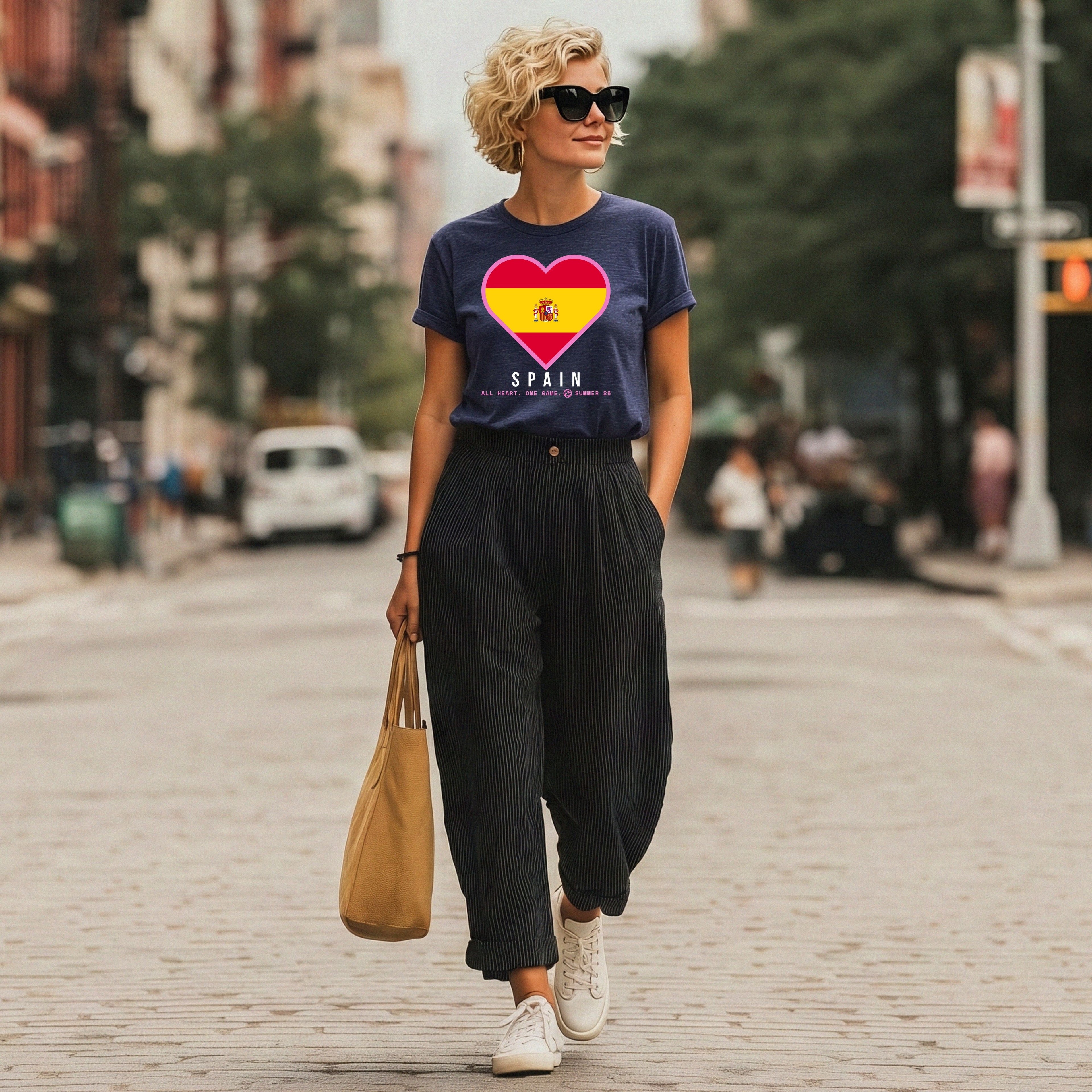 Heart of Spain — Women’s Soft Game Day T-Shirt