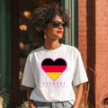 Heart of Germany — Women’s Soft Game Day T-Shirt (White)