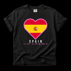 Heart of Spain — Unisex Oversized Game Day T-Shirt