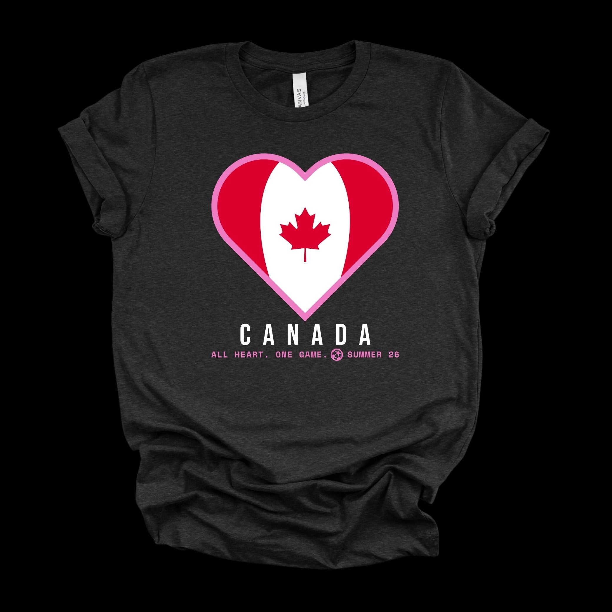 Heart of Canada — Women’s Soft Game Day T-Shirt