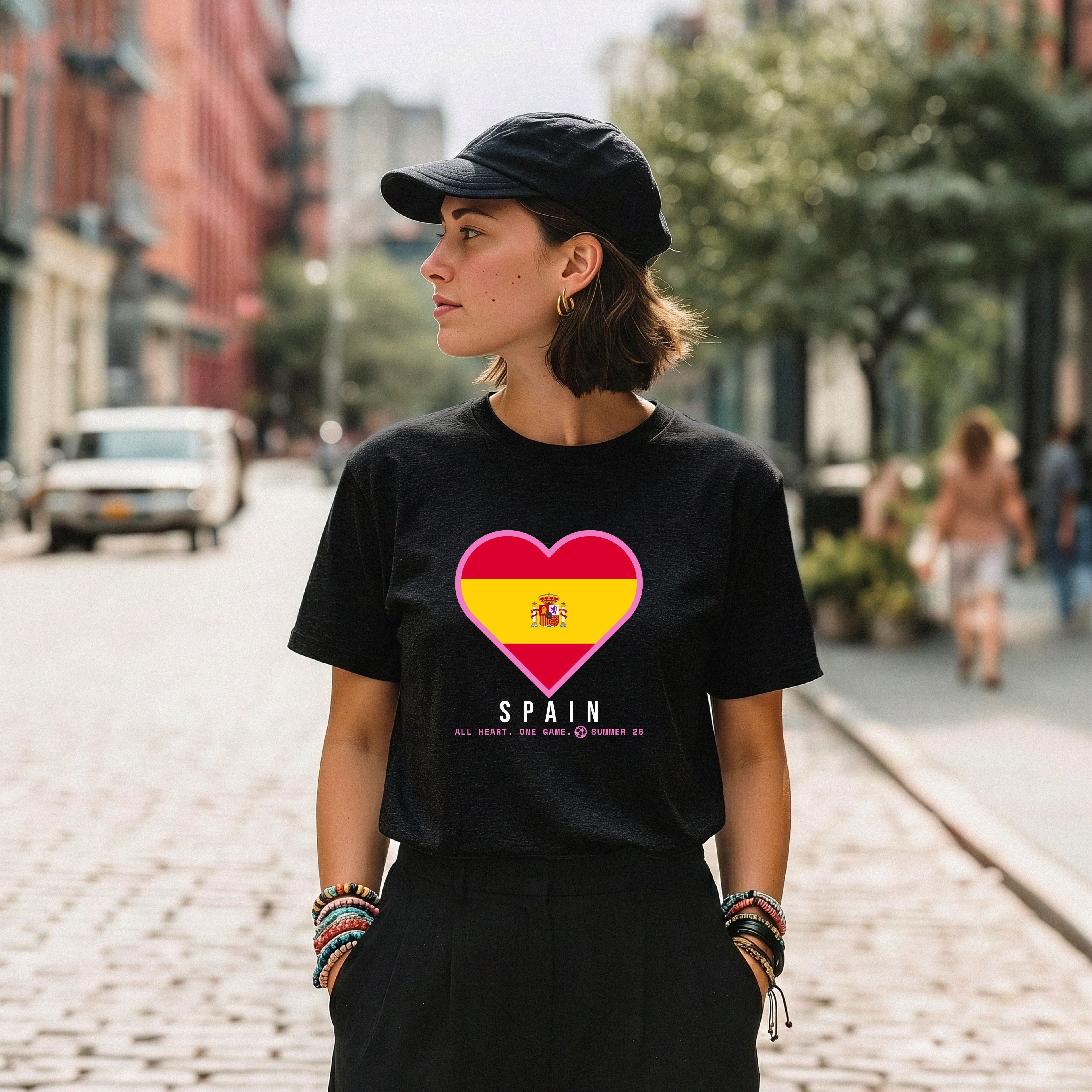 Heart of Spain — Women’s Soft Game Day T-Shirt