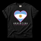 Heart of Argentina — Unisex Oversized Game Day T-Shirt