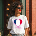 Heart of France — Women’s Soft Game Day T-Shirt (White)
