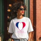 Heart of France — Women’s Soft Game Day T-Shirt (White)