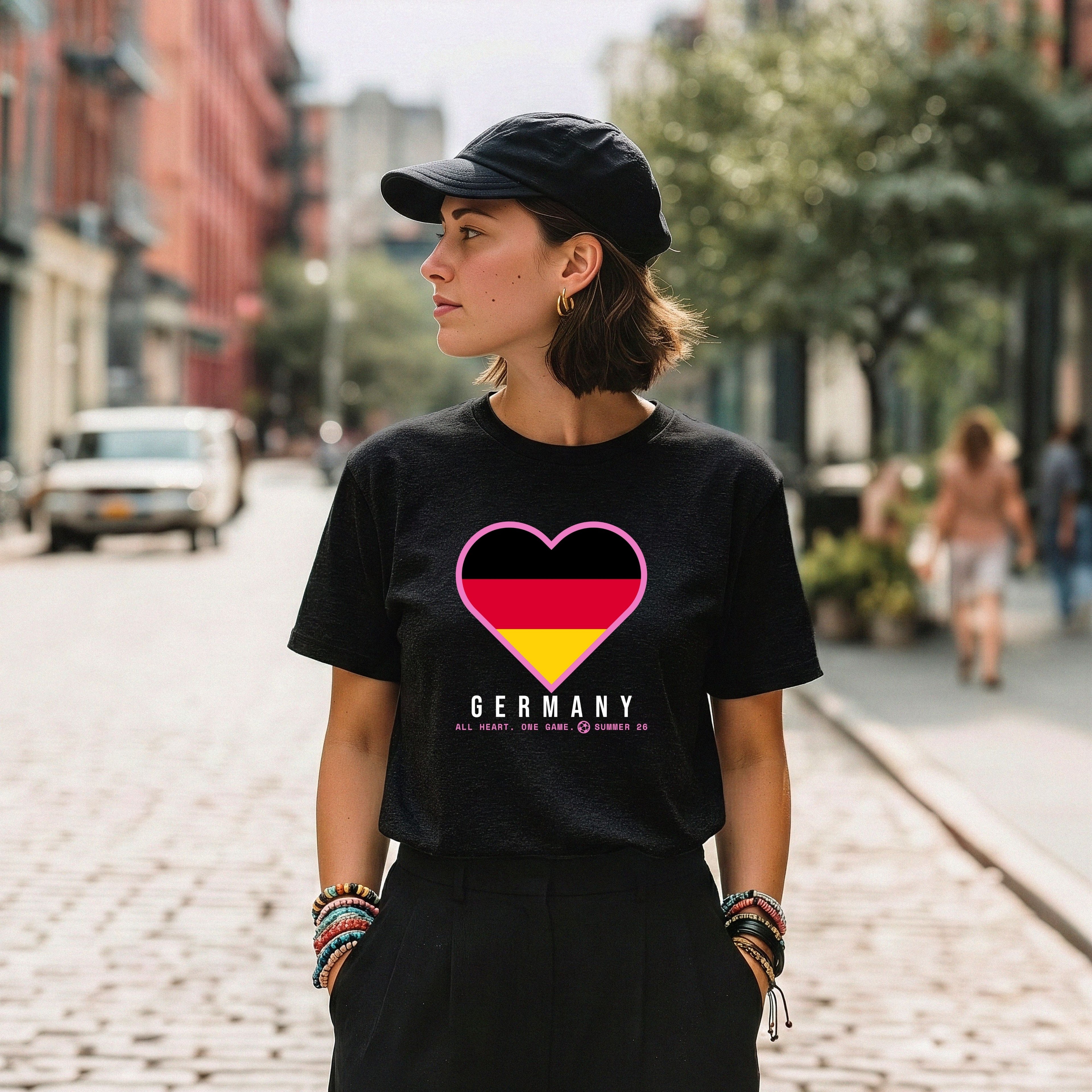 Heart of Germany — Women's Soft Game Day T-Shirt