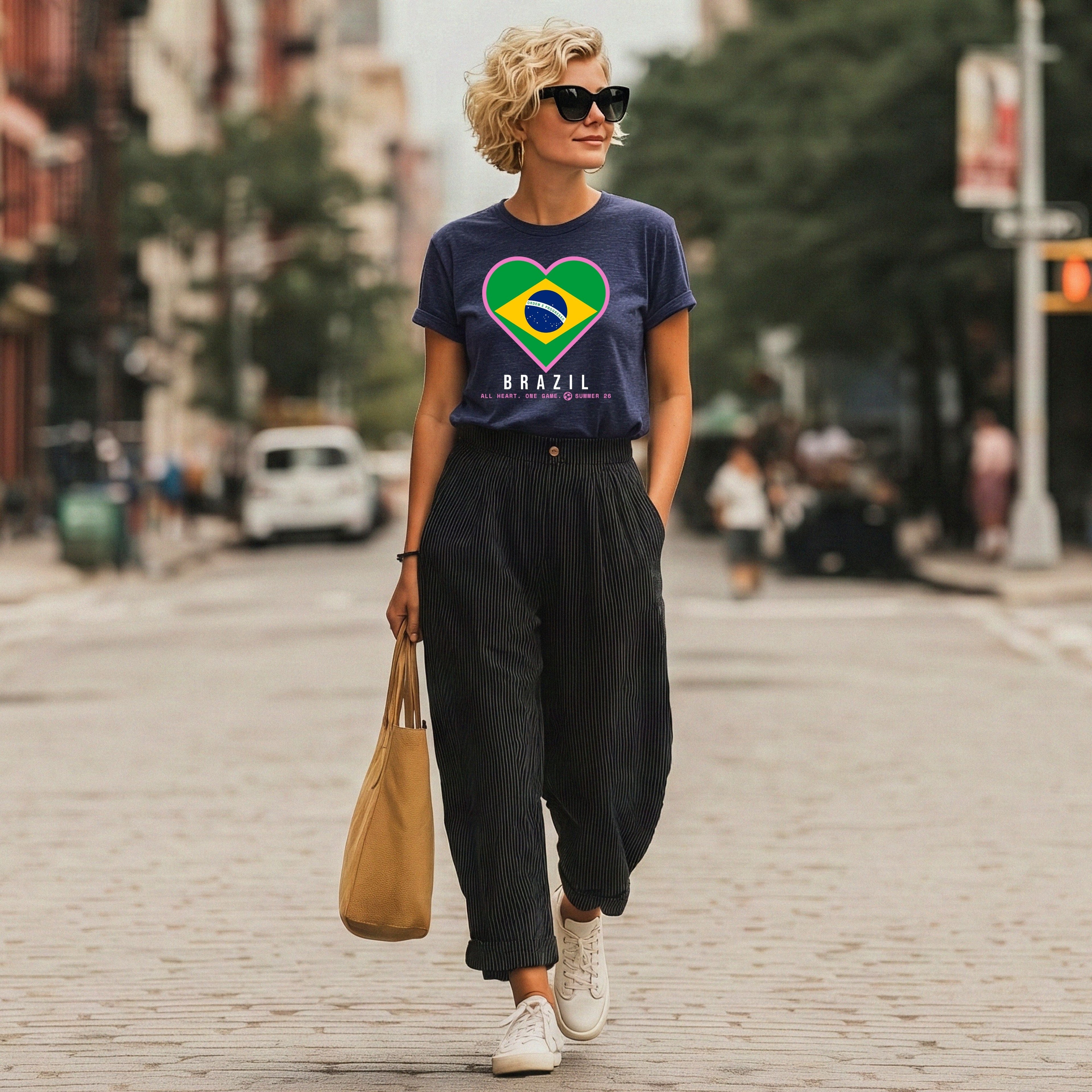 Heart of Brazil — Women’s Soft Game Day T-Shirt