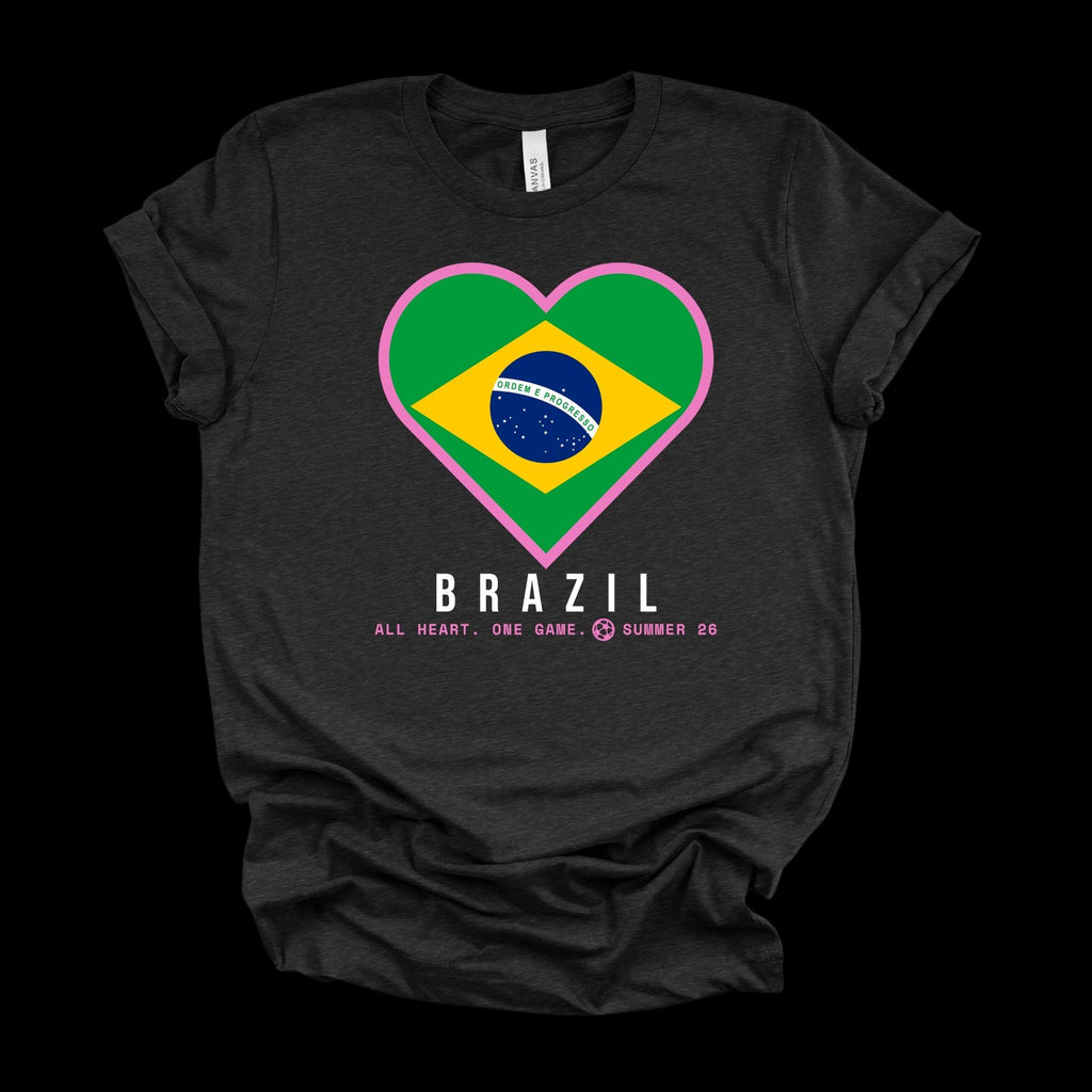 Heart of Brazil — Women’s Soft Game Day T-Shirt