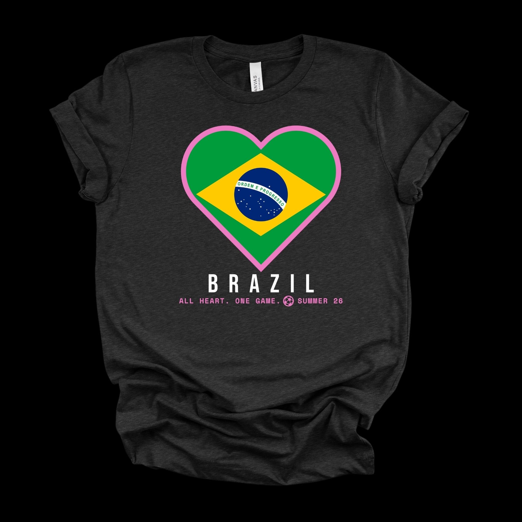 Heart of Brazil — Women’s Soft Game Day T-Shirt