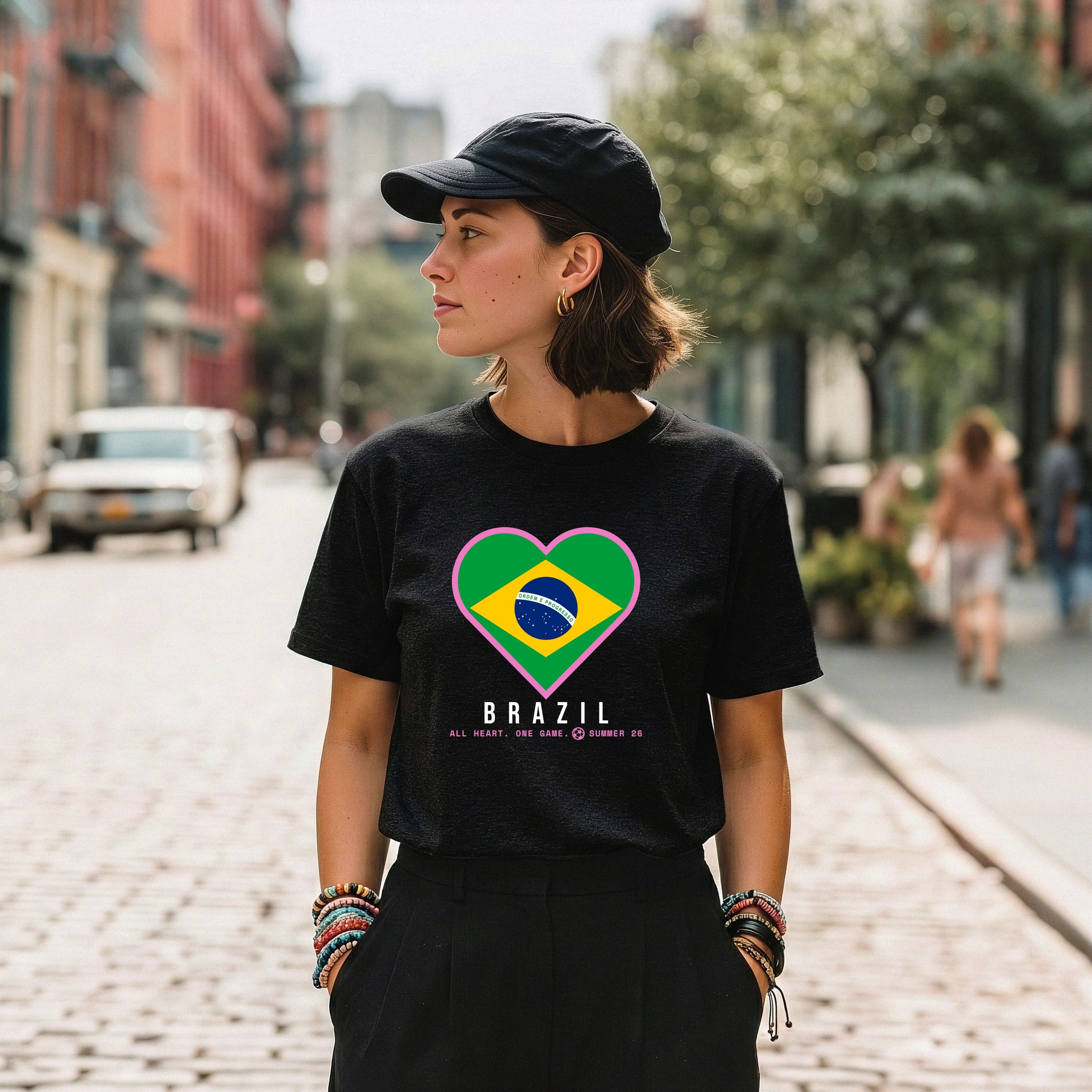 Heart of Brazil — Women’s Soft Game Day T-Shirt