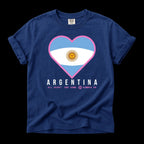 Heart of Argentina — Unisex Oversized Game Day T-Shirt
