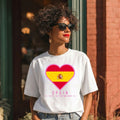 Heart of Spain — Women’s Soft Game Day T-Shirt (White)