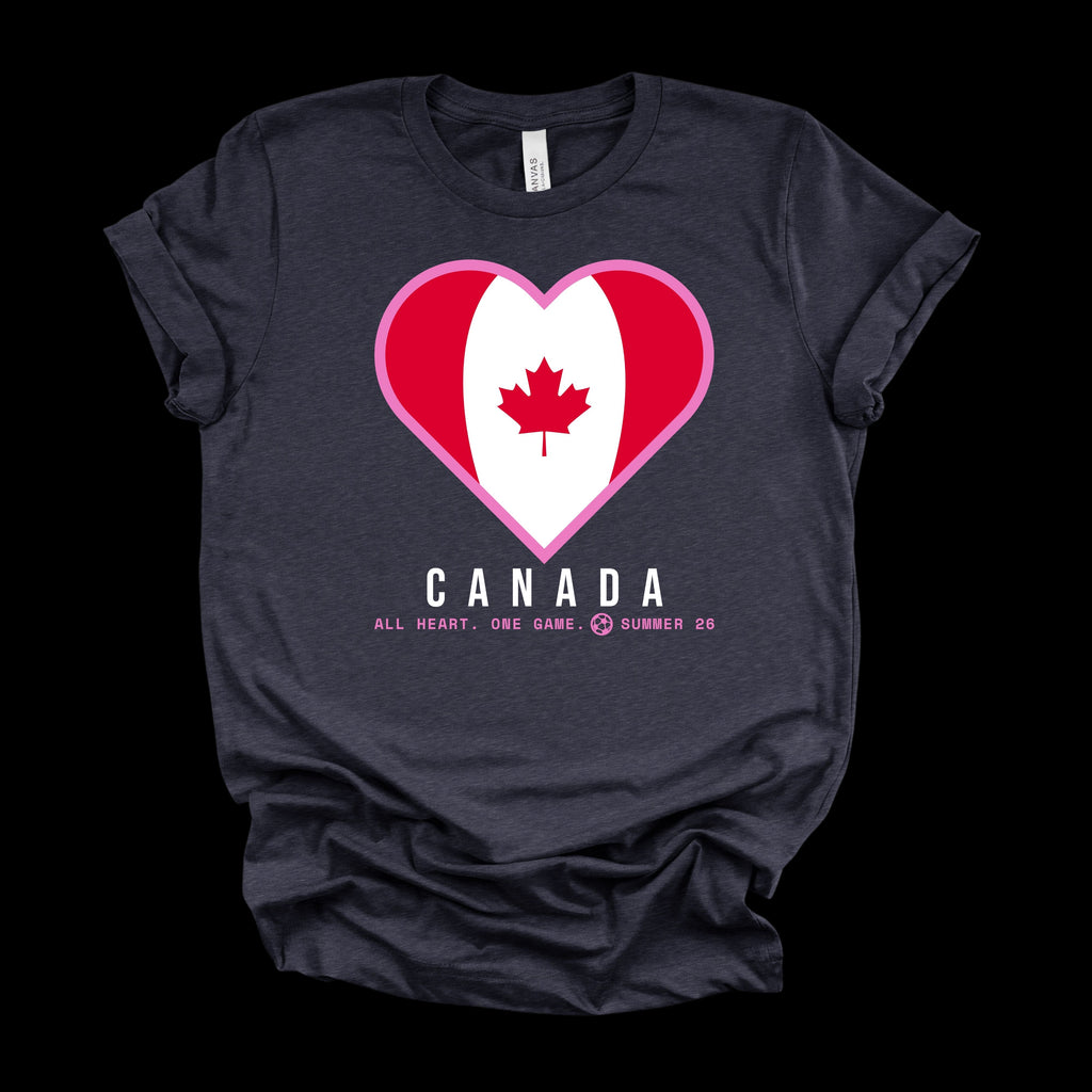 Heart of Canada — Women’s Soft Game Day T-Shirt
