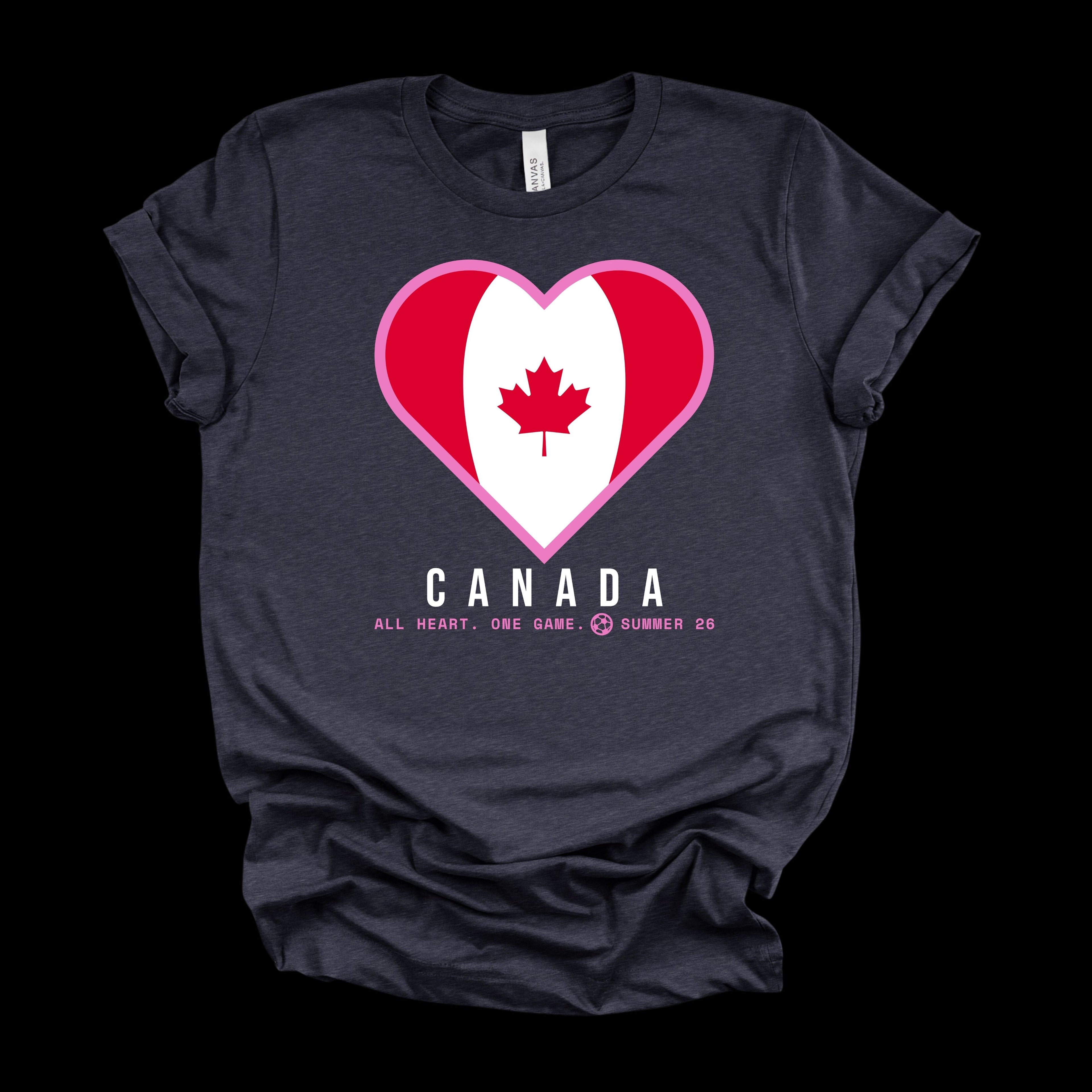 Heart of Canada — Women’s Soft Game Day T-Shirt