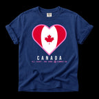 Heart of Canada — Unisex Oversized Game Day T-Shirt