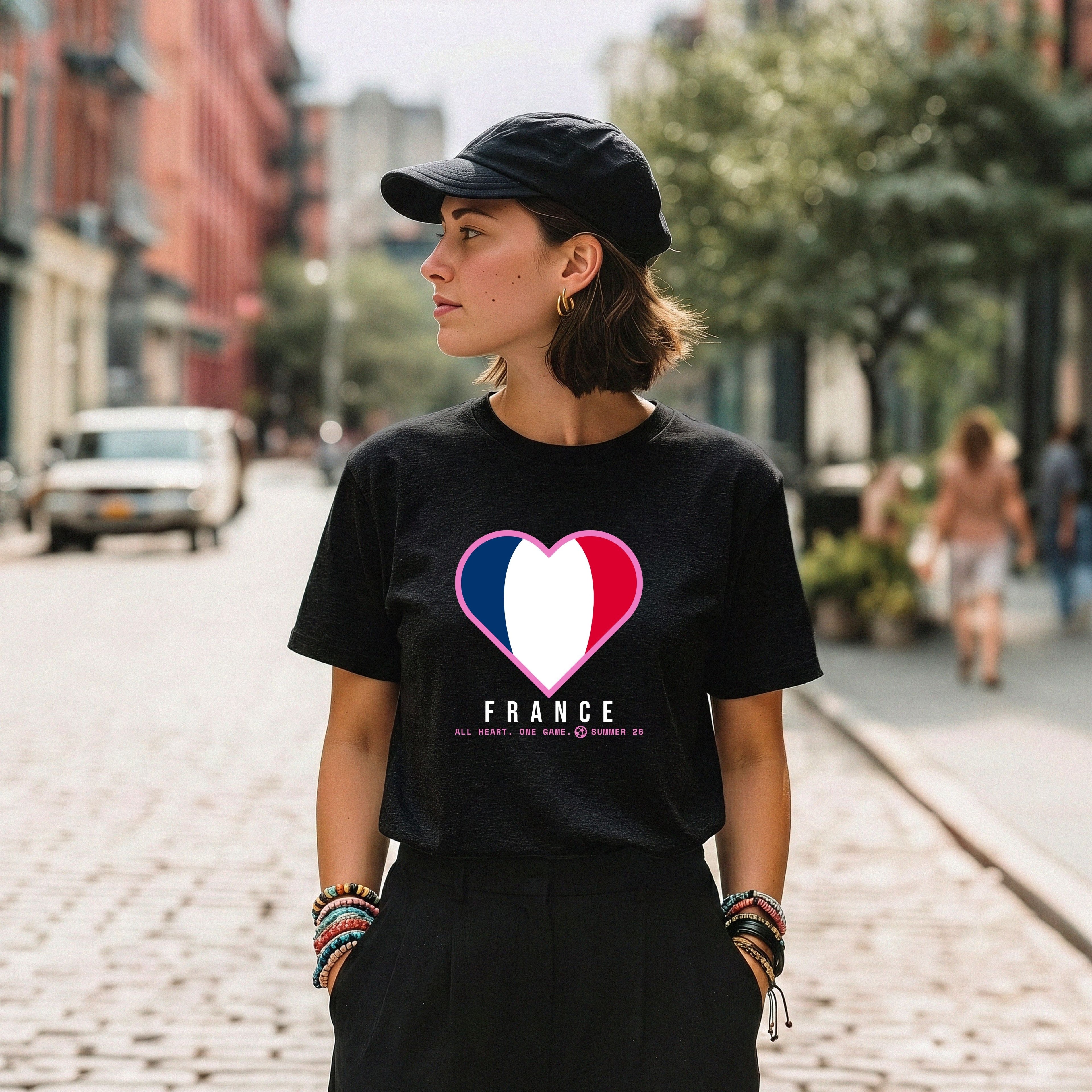 Heart of France — Women’s Soft Game Day T-Shirt