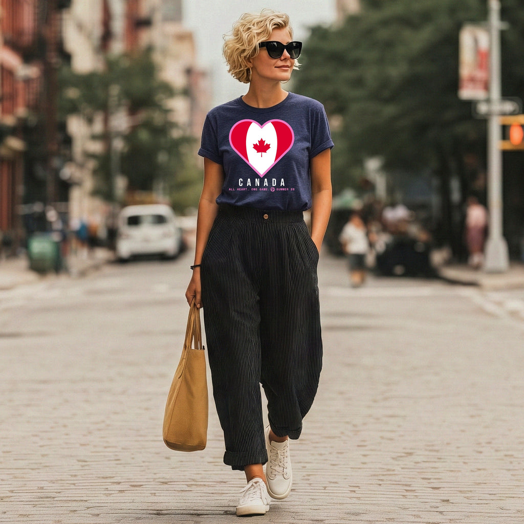 Heart of Canada — Women’s Soft Game Day T-Shirt