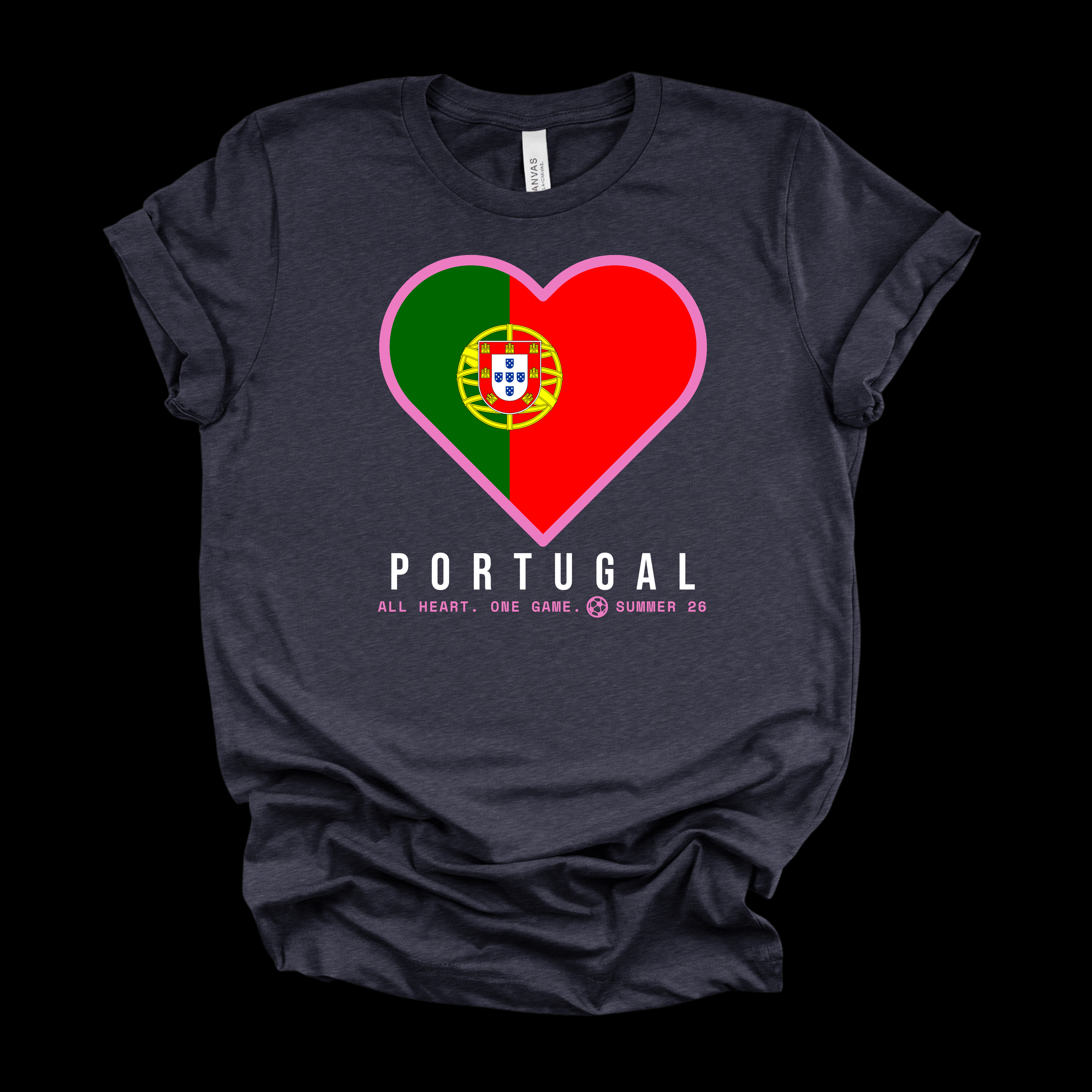 Heart of Portugal — Women’s Soft Game Day T-Shirt