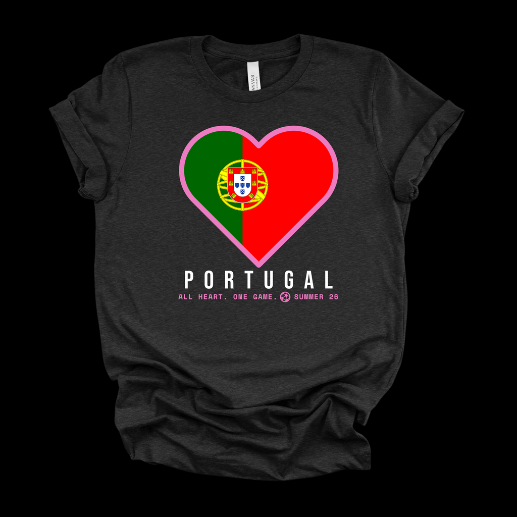 Heart of Portugal — Women’s Soft Game Day T-Shirt