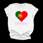 Heart of Portugal — Women’s Soft Game Day T-Shirt (White)