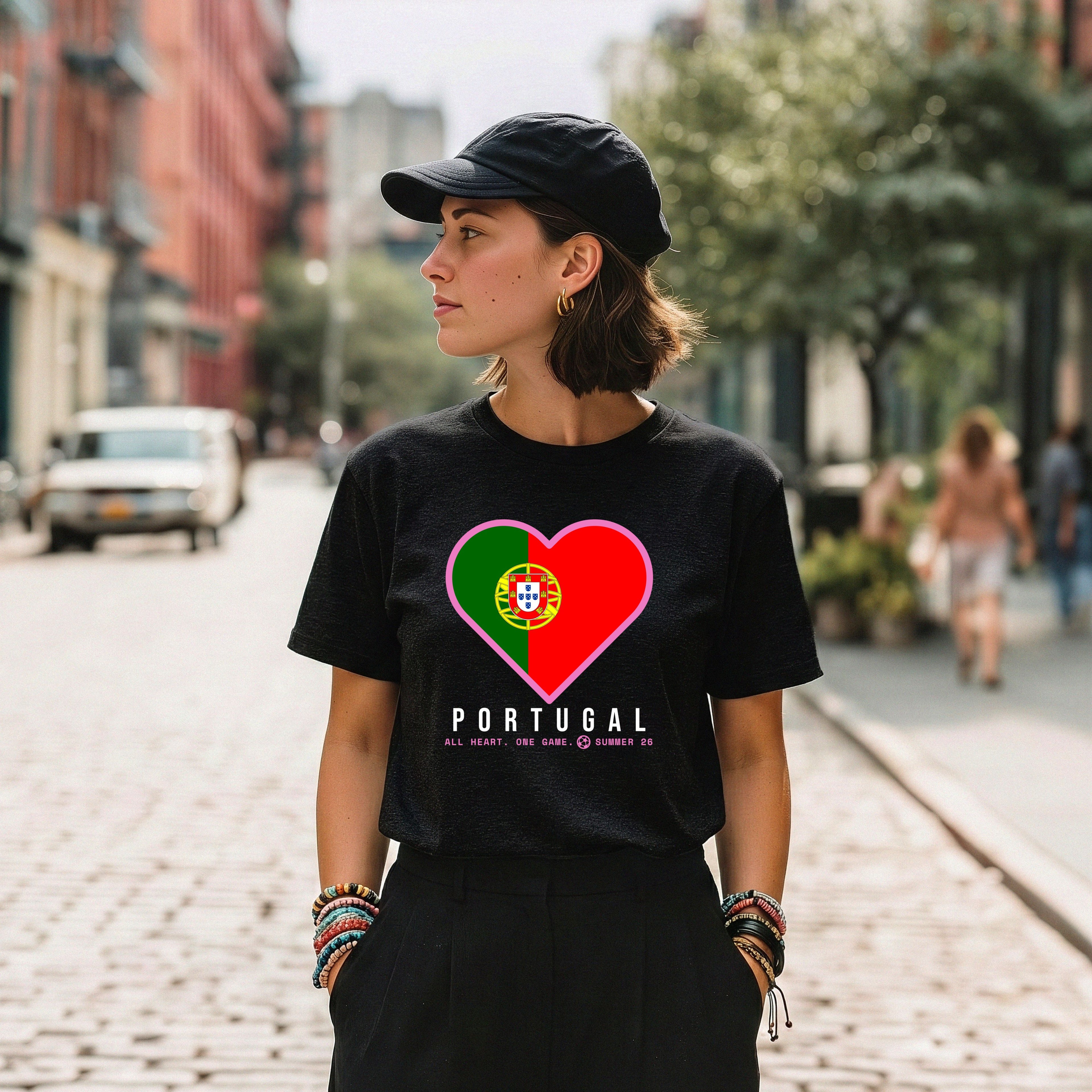 Heart of Portugal — Women’s Soft Game Day T-Shirt